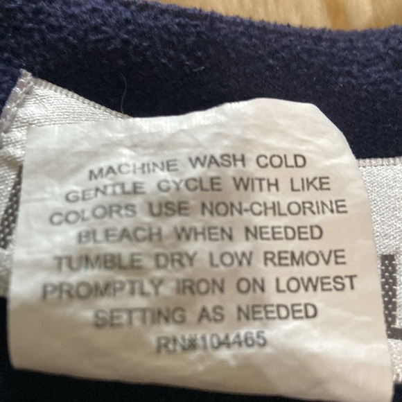 Elegant Navy Long Sleeve house coat robe - Picture 8 of 10